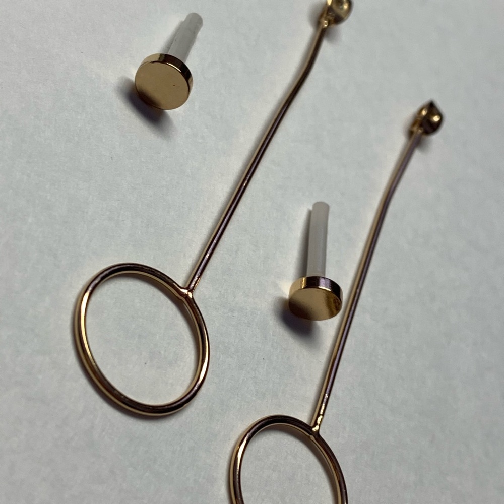 Gold drop Earrings